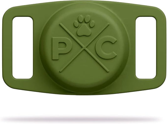 Pup Culture AirTag Dog Collar | Durable & Protective Dog AirTag Holder - Track Your Pet Using Apple AirTag Technology - Dog Collar AirTag Holder -for Dogs and Cats