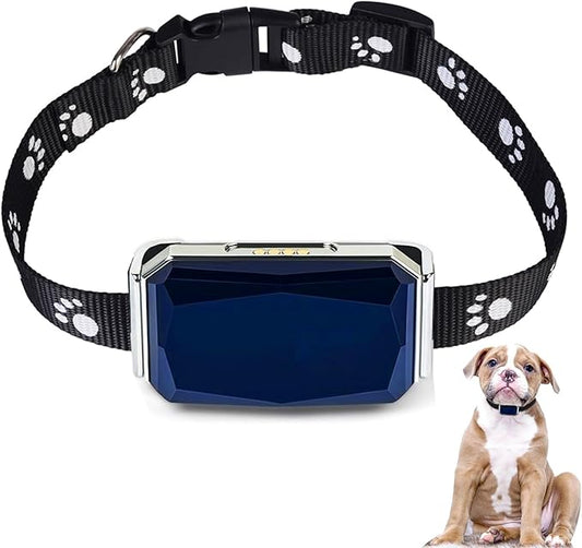 Smart GPS Dog Collar Tracker 2-in-1, Waterproof Pet Collar with App, Unlimited Range, Precise Positioning, Wireless Dog Fence for Small Medium Large Dogs, Compatible iOS/Android, Black