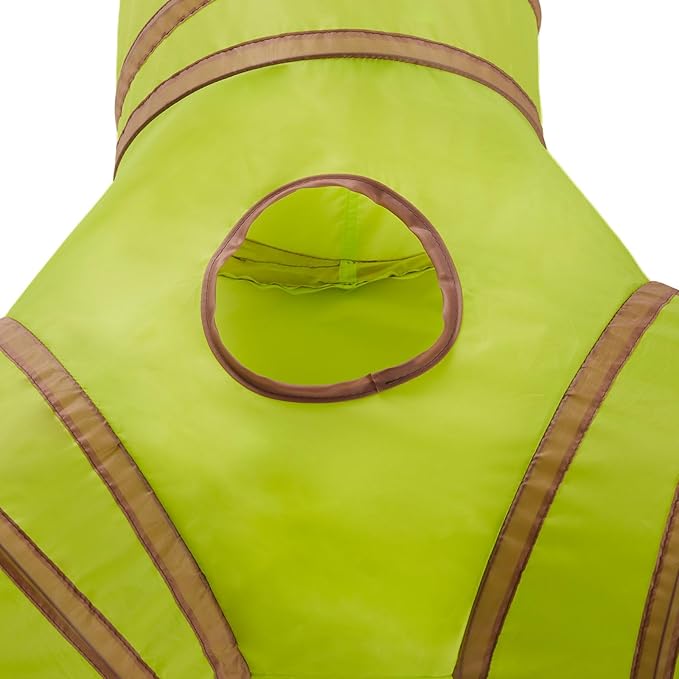 Cat Tunnels for Indoor Cats 3 Way Play Toy Kitty Tunnel Peek Hole Toy with Ball for Cat Tube Fun for Rabbits Kittens and Dogs