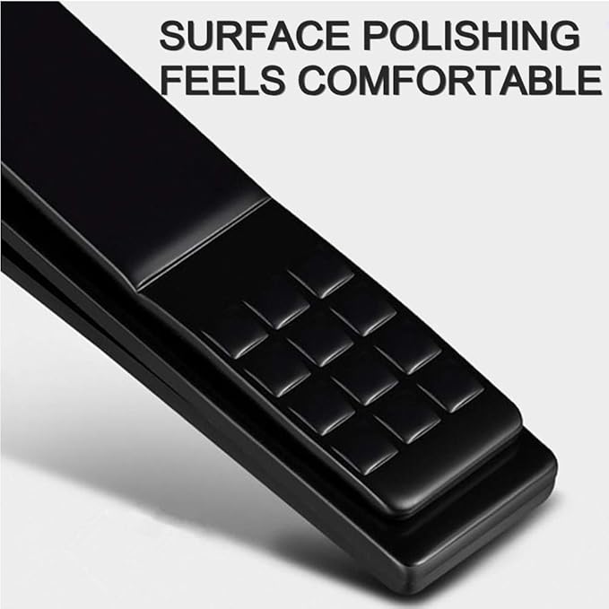 7pcs Manicure Set, Nail Clippers Kit, Stainless Steel Manicure Kit, Nail Clipping Tools Portable Travel Grooming Kit, The Best Gift with Luxurious Case (Black-7)