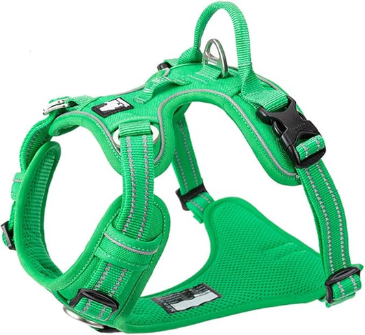 Truelove Dog Harness No Pull Nylon Reflective Pet Harness Adjustable Comfortable Control Step-in Brilliant Colors TLH56512