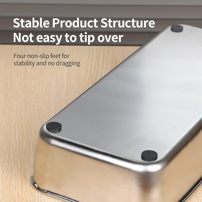 PAKEWAY Automatic Gravity Dog Water Bowl Dispenser - 1 Gal/3.8L Stainless Steel Large Capacity Waterer, for Cats & Small to Medium Dogs (3 Filters)