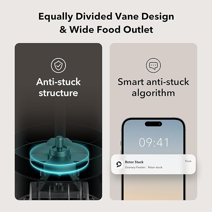 PETLIBRO Automatic Cat Feeder, 5G WiFi Automatic Dog Feeder with Freshness Preservation, 5L Timed Cat Feeders with Low Food Sensor, Up to 10 Meals Per Day, Granary Pet Feeder for Cats/Dogs