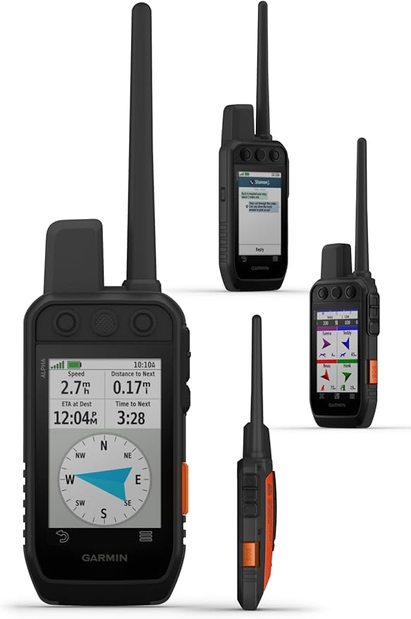 Wearable4U - Garmin Alpha 300i Advanced Dog Tracking and Training Handheld with inReach Technology with E-Bank Bundle