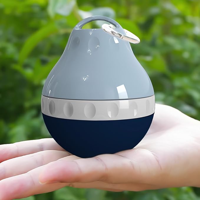 Dog Travel Water Bottle Detachable Bowl Leak Proof Portable ，Silicone Bottle Body，Collapsible and Suitable for Small Pets for Outdoor Walking, Hiking, Travel (Blue, 200ml)