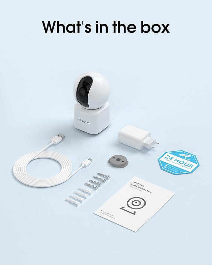 Cameras for Home Security 2pcs with WiFi 6&5GHz/2.4GHz, Motion Tracking Never Miss a Moment, 2-Way Audio, Night Vision, Compatible with Alexa Upgrades Your Idoor Security