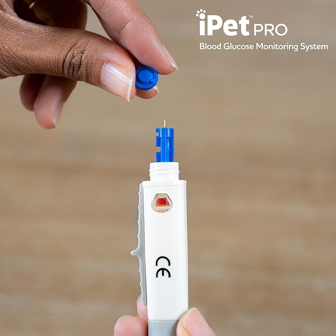 UltiCare VetRx iPet PRO Blood Glucose Monitoring System (28 Gauge 100 ct. Lancets)