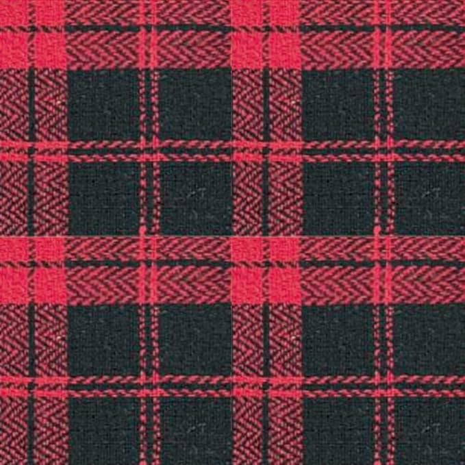 SCENEREAL Small Dog Harness Collar and Leash Set, Warm Fleece No Pull Puppy Vest Harness, Christmas Dog Outfit No Chock Adjustable Step in Pet Halter for Outdoor Walking Training, Red Plaid M