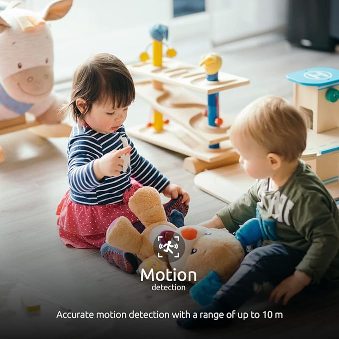 Nexxt 2K Indoor Camera - Smart Wi-Fi Home Security, Wireless Baby Monitor, Dog & Nanny Cam, Easy to Use App, Indoor Room Camera, Human Detection & Night Vision, Camaras De Seguridad para Casa (2PK)