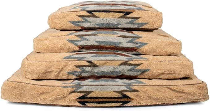 Pendleton Berber Napper Dog Bed - Wyeth Trail Wheat, S