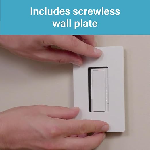 Legrand Radiant® Wi-Fi Matter Smart LED Dimmer, Effortless Setup, Enhanced Compatibility with Apple HomeKit, Google Home, Alexa & SmartThings, Easy Wi-Fi Connectivity with Matter, Pack of 1