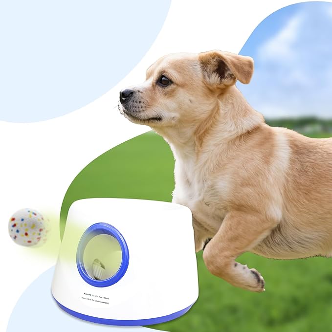 6 Pack Dog Toy Balls, 2.3 Inch ETPU Material, Replacement Balls for Automatic Ball Launcher Machine, Perfect for Small & Medium Dogs, Perfect for 2.3 Inch Automatic Launcher