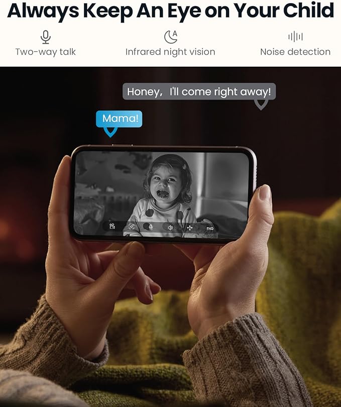 ieGeek 2K Indoor Security Camera, 5G/2.4G WiFi Pet Cameras for Home Security, 360° Dog Cam w/Auto Tracking, Smart Motion Detection, Phone App, Baby Monitor, 3MP Night Vision, Works with Alexa(2 Pack)