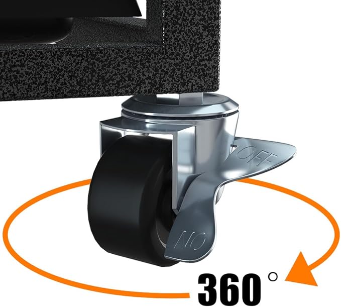 54/48/42/38 Inch Heavy Duty Funiture Dog Crate with Wheels, Indestructible and Escape Proof Wooden Kennel Indoor for High Anxiety Dogs with Lockable Weels and Tray, Extra Large XL XXL