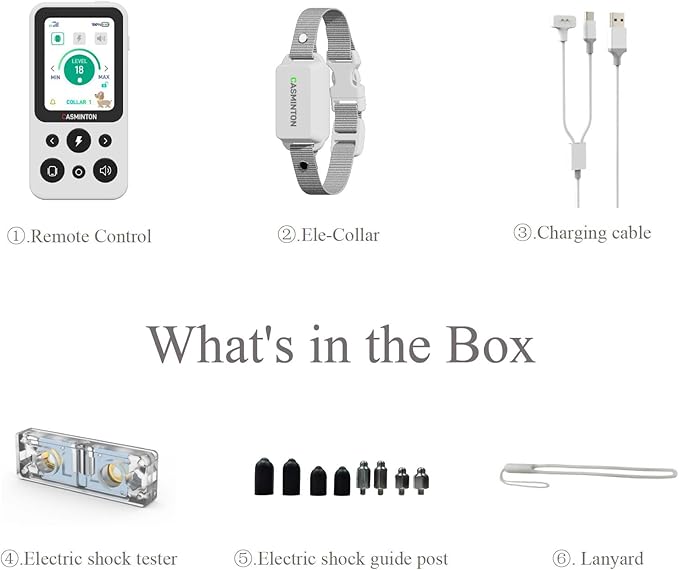 Shock Collar for Dogs [CRS01] 126 Training Levels, 4 Powerful Modes with 2.8-inch LCD high-Definition display100% Safe Training Collar for Large Medium Small Dogs IPX7 Waterproof E Collar