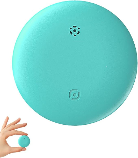 Android Compatible with Air Tags, Air Tracker Tag with Google Find My Device App, Bluetooth Tracker for Android Phones, Dog GPS & Cat Tracker, Smart Tracking Tag for Keys, Suitcase (Blue, ONE)