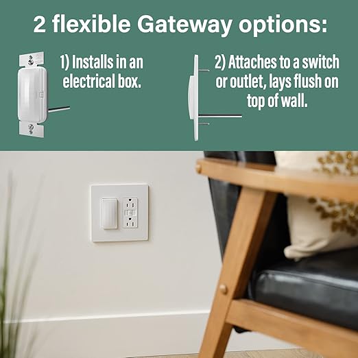 Legrand Radiant WNRH10KITWH Smart Switch with Netatmo Starter Kit, Tamper Resistant, Compatible with Alexa, Google Assistant & Apple HomeKit, White (1 Count)