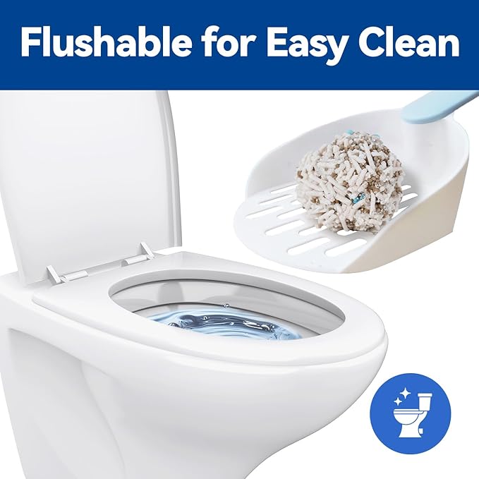 OPET Mixed Tofu Cat Litter -Strong Clumping Litter, Mixed Tofu and Bentonite, 99.9% Dust Free and Flushable Cat Litter, Natural Sustainable Ingredients Odor Control, Low Tracking (18LB, Green Tea)