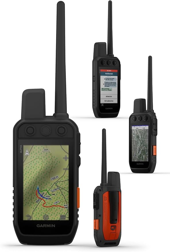 Wearable4U - Garmin Alpha 300i Advanced Dog Tracking and Training Handheld with inReach Technology with E-Bank Bundle