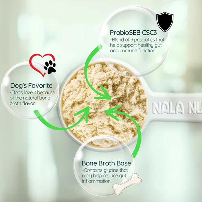 Advanced Probiotics for Dogs | Dog Probiotic for Digestive Health | Gut Supplement & Dog Probiotics | 45 Scoops