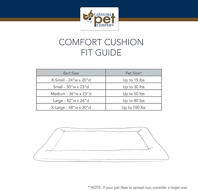 Pendleton Fleece Comfort Cushion Dog Bed - Cabin Stripe Gray, XL