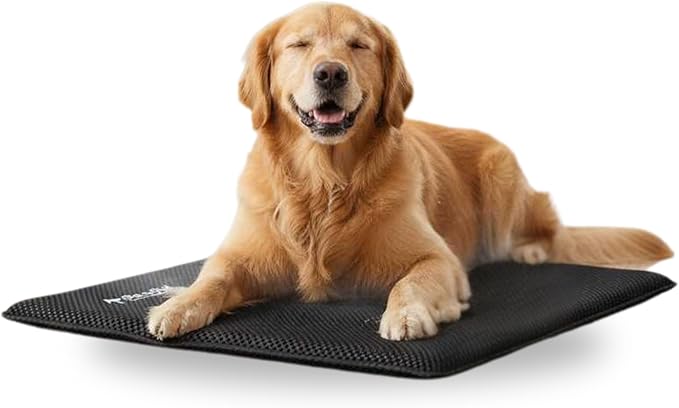 Large Dog Cooling Mat Indoor for Nikken Kenko Cool Pet Pad, Self Cooling Dog Bed Mats for Summer, Breathable Cool Mat for Dogs & Cats, Comfortable Puppy & Cat Cooler Bed Essentials for Pets (Large)