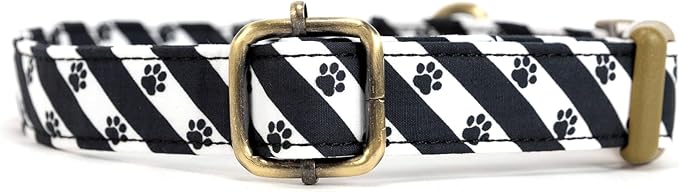 Personalized Dog Collar with Name and Phone Number Engraved,Adjustable Custom Puppy Collar,Organic Cotton Pet Collar for Small Medium Large Boy Girl Dogs