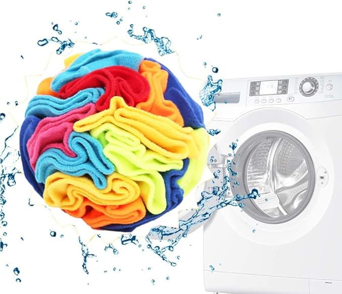 Snuffle Ball - Snuffle Ball for Dogs, Interactive Dog Toys to Keep Them Busy, Puppy Dog Puzzle Toy with Storage Bag Machine Washable