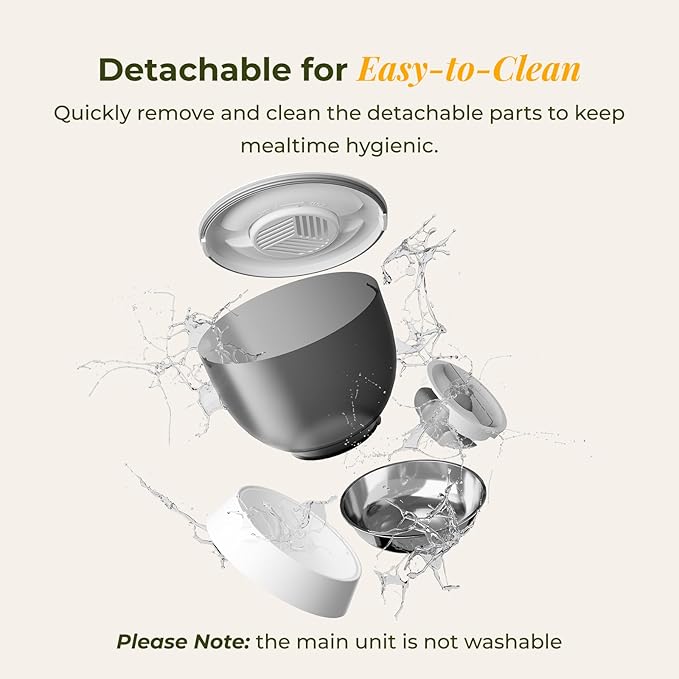 ARENTI Automatic Cat Feeder with Camera, 4L Auto Cat Food Dispenser for Cats, Smart WiFi Pet Feeder with App, 2K HD Two-Way Audio Meal Call, Dual Power, Color Night Vision, 2.4GHz/5GHz & Bluetooth