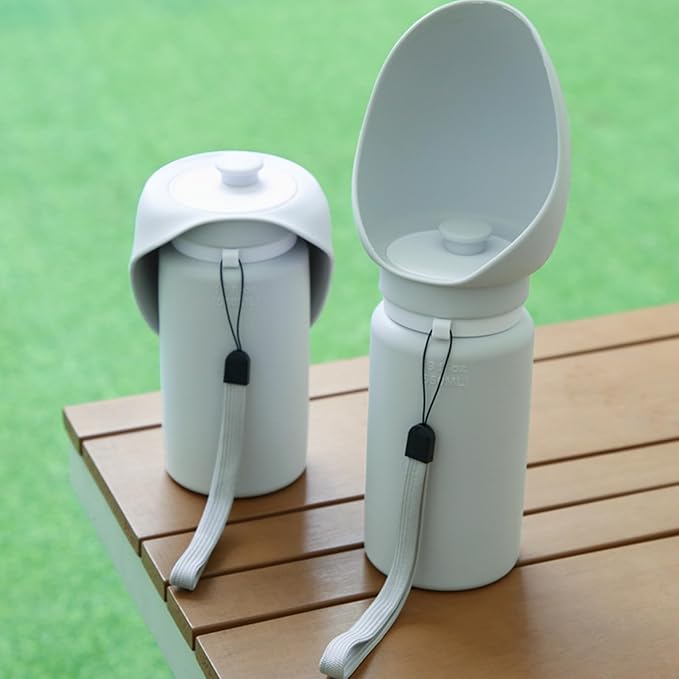 Travel Dog Water Bottle - Leak-Proof Foldable Bowl - Travel Puppy Water Bowl | for Hiking Walking Car Beach Home Outdoor Park Camping Adventure