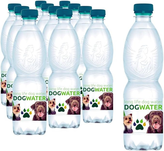 Daily Spring Canine Water, pH-Balanced Water for Dogs, Helps with Electrolytes for Dogs & Improve Dog Hydration, Mineral-Free - 12-Pack