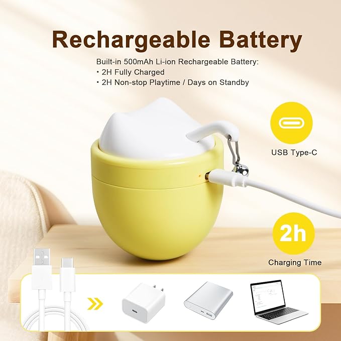 Cat Laser Toy, Automatic Laser Cat Toys for Indoor Cats/Kittens, Rechargeable 360° Auto-Spin Self-Balancing Laser Pointer, 3 Adjustable Modes Interactive Toy for Bored Cats