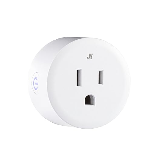 eyely GLP1000B Smart Plug, No Hub Required, WiFi Remote App Control, Alexa, Google Home Assistant Compatible