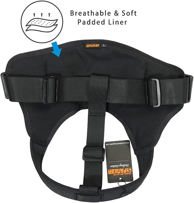 EXCELLENT ELITE SPANKER Tactical Dog Harness Patrol Harness Service Dog Vest Military Dog Vest Working Dog Vest with Handle(Black-S)