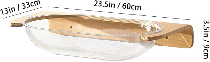 Cat Wall Shelves for Cat Wall Steps, Perch, Ladder, Wooden Floating Modern Mounted Space Saving Furniture with Scratching Cushion Removal Cover for Climbing, Jumping and Sleeping(Steps & Space Bed)