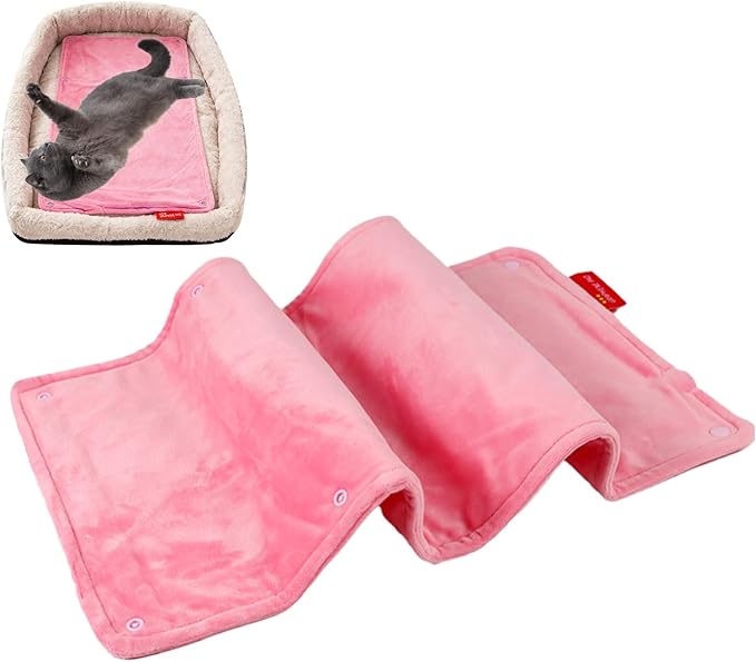 Rechargeable Pet Heating Pad, 23x11 Inch Waterproof Warm Mat for Dogs and Cats, Soft Temperature-Controlled Comfort Pad for Puppies, Kittens, Small Dogs, and Cats Accessory