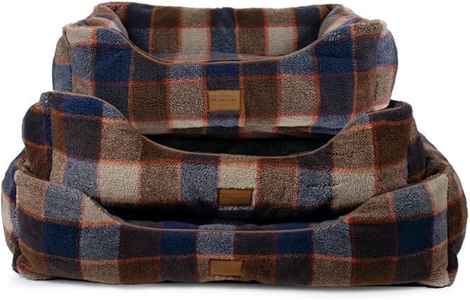 Pendleton Berber Kuddler Dog Bed - Mountain Plaid, M