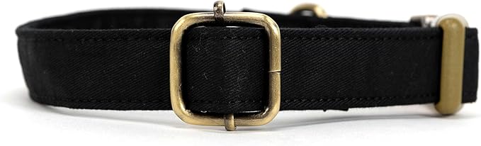 Personalized Dog Collar with Name and Phone Number Engraved,Adjustable Custom Puppy Collar,Organic Cotton Pet Collar for Small Medium Large Boy Girl Dogs