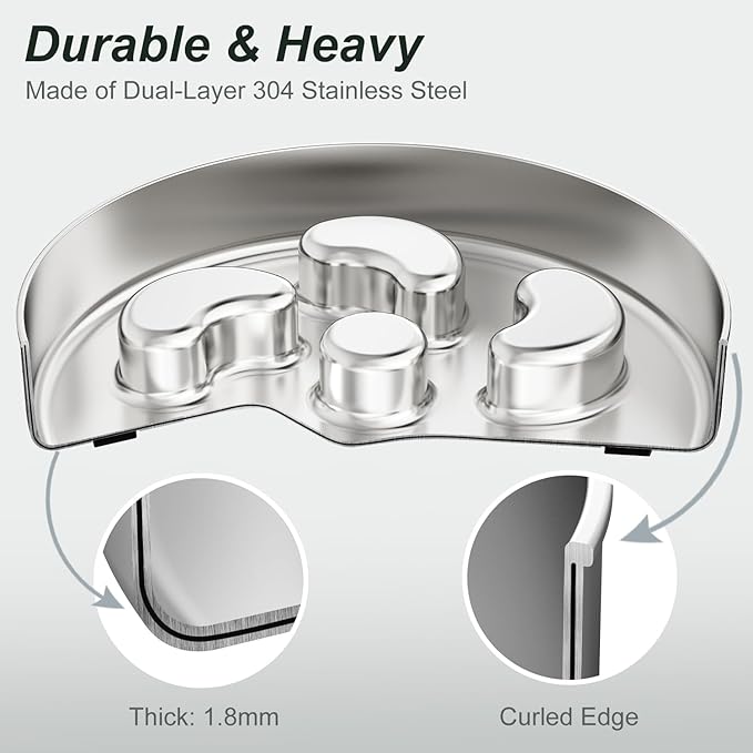 Slow Feeder Dog Bowl-2.5Cups for Large Breeds, Double Wall Food-Grade Stainless Steel, Heavy Duty with Non-Slip Rubber Base, Puzzle Maze Bowl to Slow Down Eating