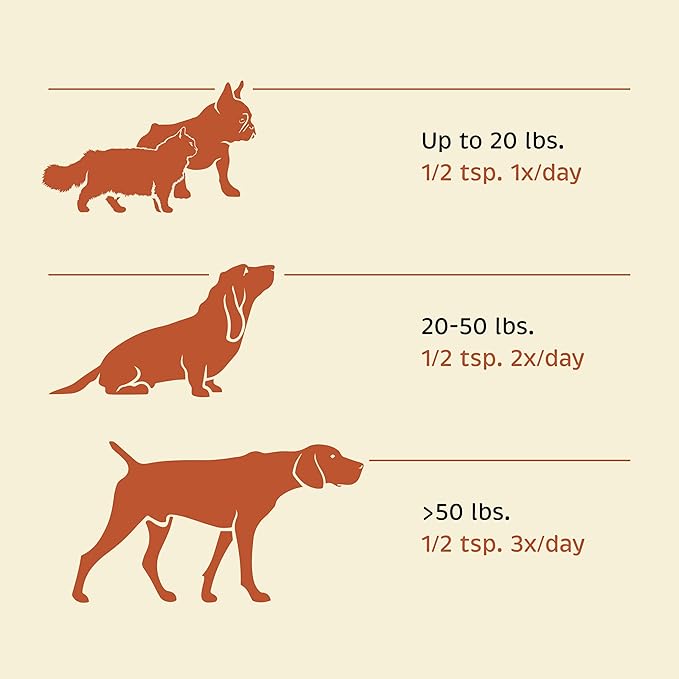 Spirited Paw Dental for Cats & Dogs - Teeth Support Powder for Dogs & Cats - Pet Health Supplements with Calcium & Fresh Breath Support - Dental Care for Plaque & Tartar - 165 g