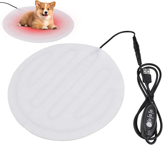 Outdoor Dog Heating Pad, 3-Level Electric Foldable pet Supplies, Pet Bed Warmer, for Cats Dogs Puppy Bunny House Outside Winter Travel Car Chair Couch Room Shelter