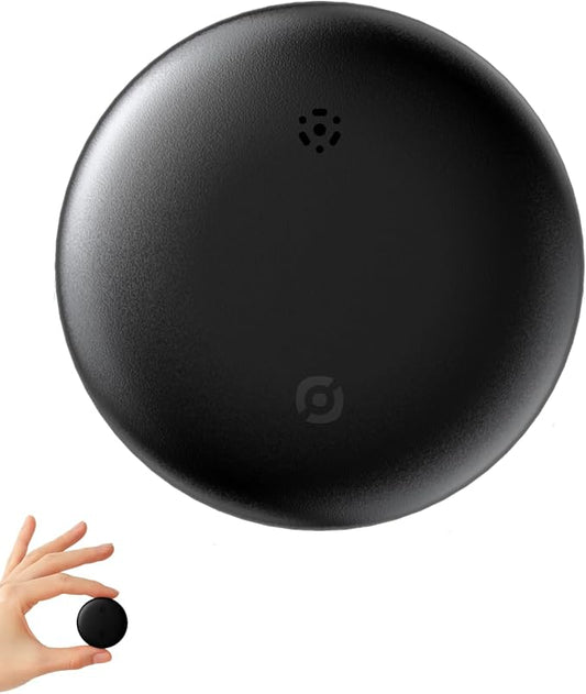 Android Compatible with Air Tags, Air Tracker Tag with Google Find My Device App, Bluetooth Tracker for Android Phones, Dog GPS & Cat Tracker, Smart Tracking Tag for Keys, Suitcase (1, Black)