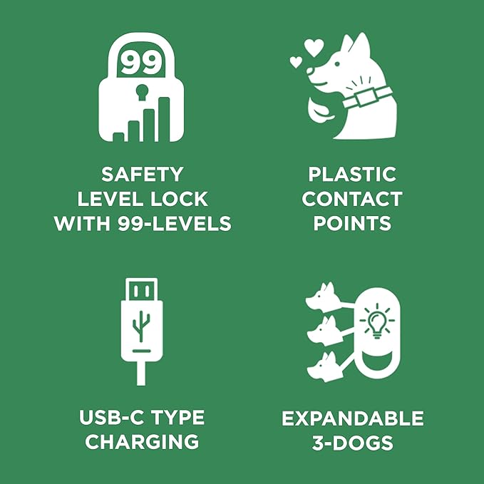 Dogtra CUE Gen 2 Tan – Customizable E-Collar for Dogs Training Collar with Remote – Easy, Safe, Beginner-Friendly Design – 99 Levels, Vibration, Boost, Waterproof, Rechargeable, 400-Yard Range