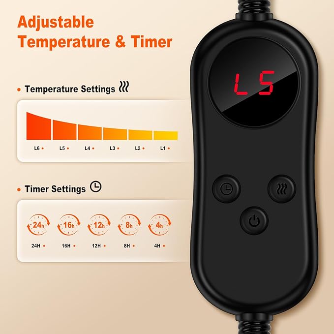 Heated Cat Bed for Small Size Cats, Heated Pet Bed with Timer & Temp Adjustable, Removable Waterproof Pet Heating Pad for Indoor, Gray Cozy Donut Electric Bed Heater Warmer for Kitten Cat