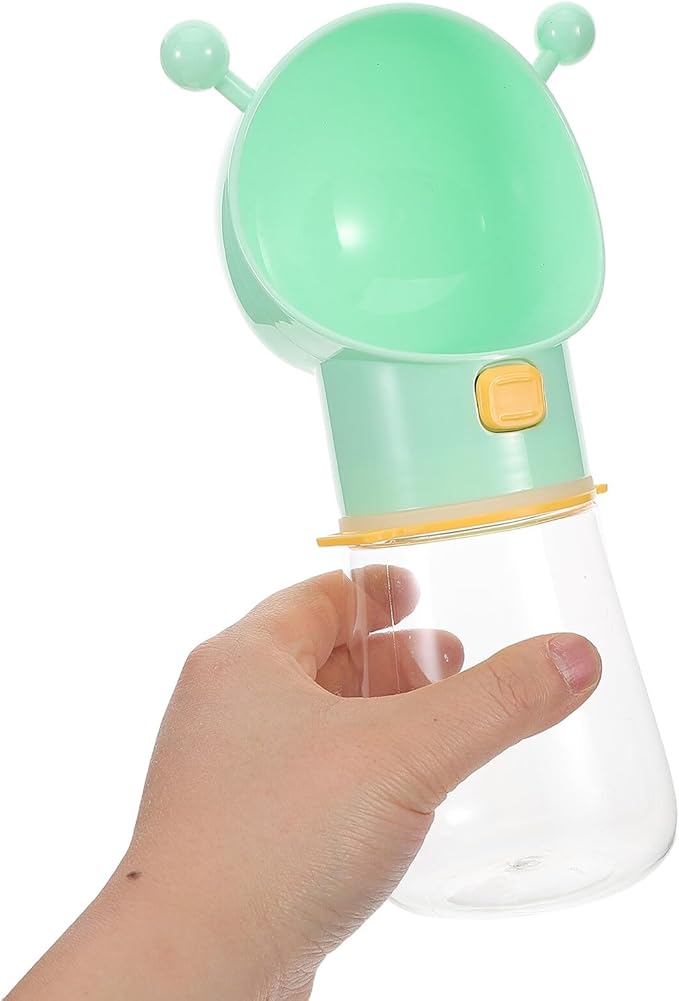 Portable Dog Water Bottle with One-Button Dispenser Generous Capacity Pet Drinking Water Cup for Outdoor Walking Hiking Travel Carry Hydration Feeder for Dogs and Cats