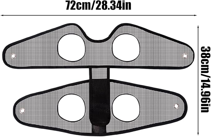 Grooming Hammock - Anti-Scratching Breathable Mesh Restraint Bag,Dog Hanger for Nail Trimming Hammock with S-Hook | for Ear Washing Combing Cats Puppy Kitten Home Bathroom Shower