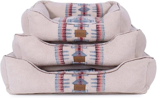 Pendleton Berber Kuddler Dog Bed - Harding Rosewood, L