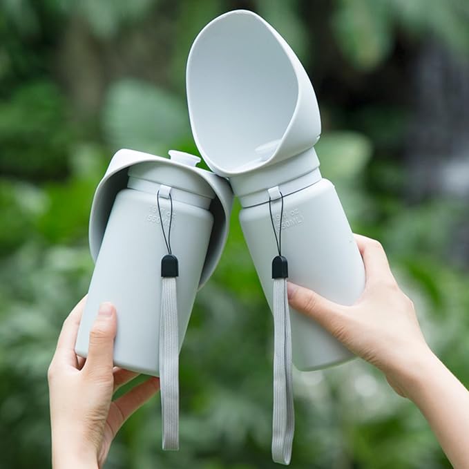 Travel Dog Water Bottle - Leak-Proof Foldable Bowl - Travel Puppy Water Bowl | for Hiking Walking Car Beach Home Outdoor Park Camping Adventure