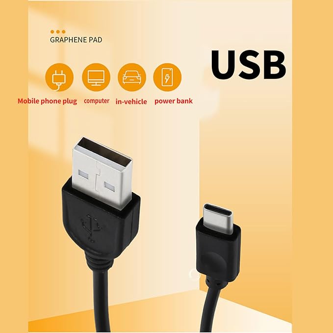 USB Heating Pad for Cats & Dogs, USB Powered Pet Heating Pad, 12x8in Pet Bed Warmer with Adjustable Temperature, Heated Cat Bed with Chew Resistant Cord & Removable Soft Cover, Pet Supplies