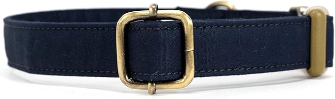 Personalized Dog Collar with Name and Phone Number Engraved,Adjustable Custom Puppy Collar,Organic Cotton Pet Collar for Small Medium Large Boy Girl Dogs